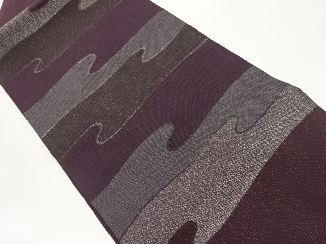 JAPANESE NAGOYA OBI / WOVEN MIST